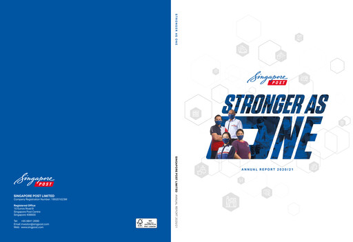 Miniature Singapore Post Rapport annuel 2020-2021