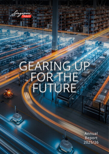 Thumbnail Singapore Post Annual Report 2025-2026