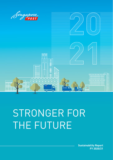 Miniature Singapore Post Rapport de durabilité 2020-2021