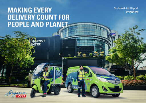 Miniature Singapore Post Rapport de durabilité 2021-2022