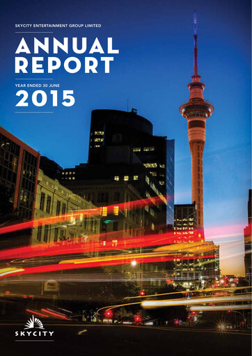 Thumbnail Skycity Entertainment Group Annual Report 2015