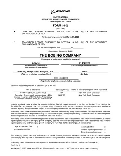 Thumbnail Boeing Quarterly Report 2026-q1
