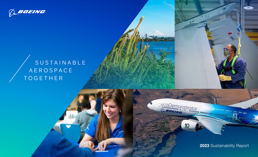 Thumbnail Boeing Sustainability Report 2023