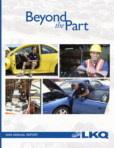 Thumbnail LKQ Corporation Annual Report 2009