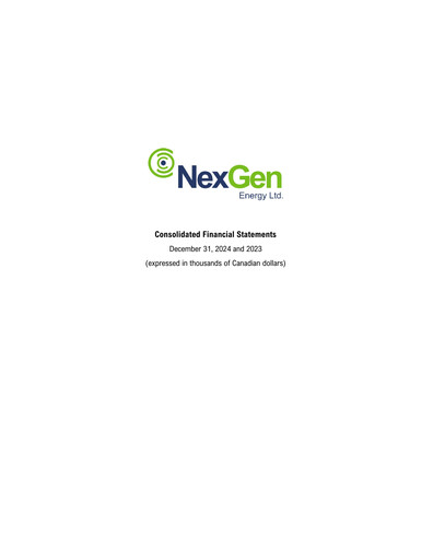 Thumbnail NexGen Energy
 Financial Statement 2024