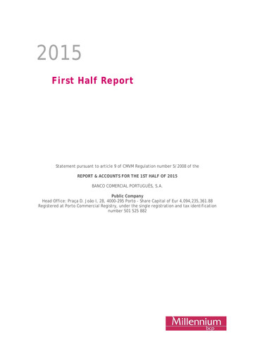 Thumbnail Banco Comercial Português (Millennium bcp) Half-year Report 2015-h1