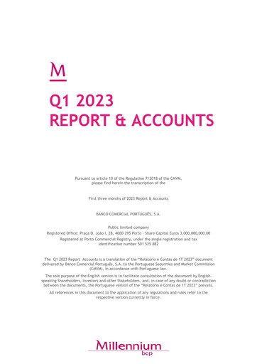 Thumbnail Banco Comercial Português (Millennium bcp) Quarterly Report 2023-q1