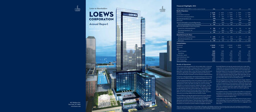 Thumbnail Loews Corporation
 Annual Report 2014