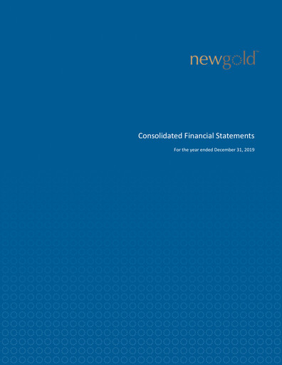 Thumbnail New Gold Financial Statement 2019