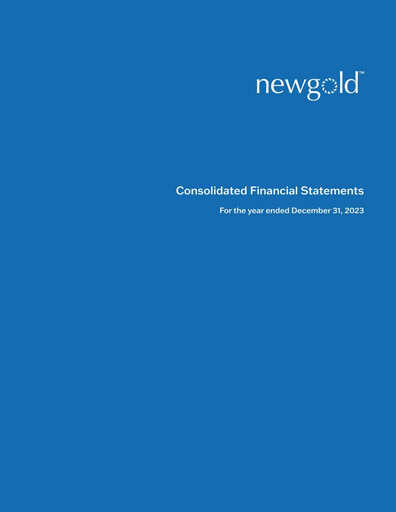 Thumbnail New Gold Financial Statement 2023
