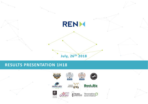 Vorschaubild REN (Redes Energéticas Nacionais) Halbjahresbericht 2018-h1