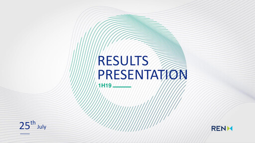 Vorschaubild REN (Redes Energéticas Nacionais) Halbjahresbericht 2019-h1