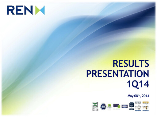 Thumbnail REN (Redes Energéticas Nacionais) Quarterly Report 2014-q1