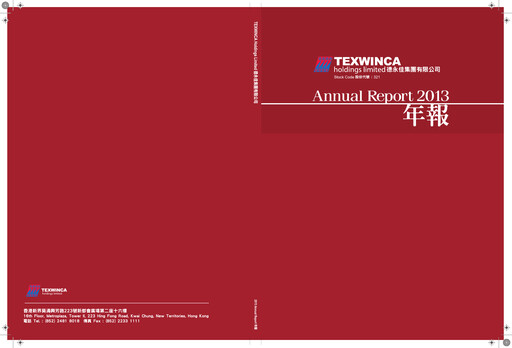 Thumbnail Texwinca Holdings Annual Report 2013