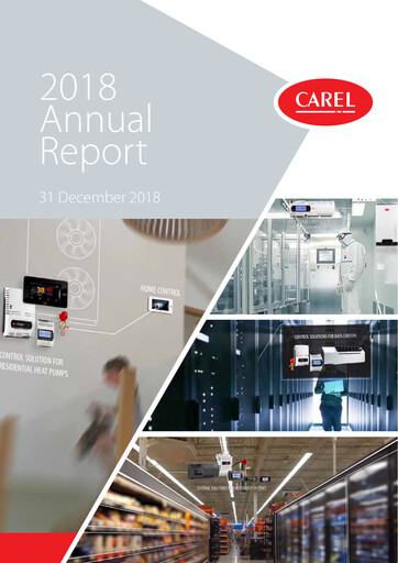 Thumbnail Carel Industries Annual Report 2018