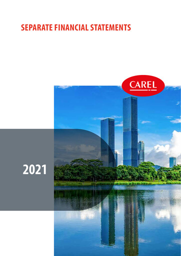 Thumbnail Carel Industries Financial Statement 2021