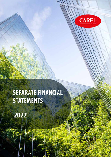 Thumbnail Carel Industries Financial Statement 2022
