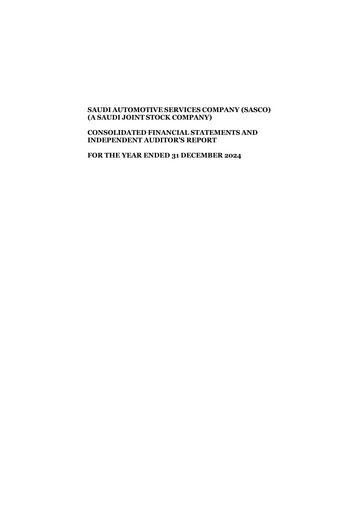 Thumbnail Saudi Automotive Services Company Financial Statement 2024
