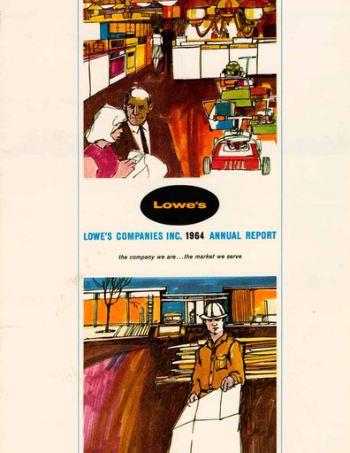 Miniature Lowe's Companies Rapport annuel 1964