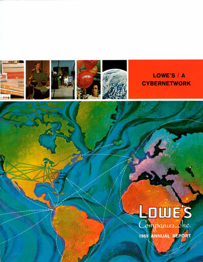 Miniature Lowe's Companies Rapport annuel 1969
