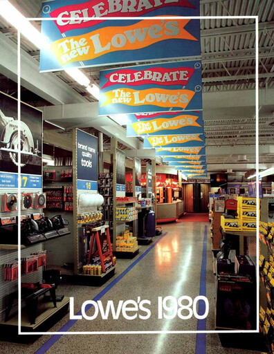 Miniature Lowe's Companies Rapport annuel 1980