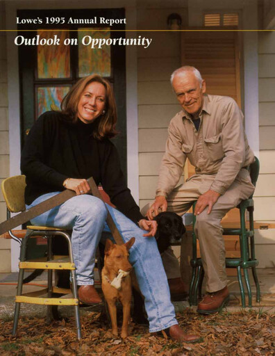 Miniature Lowe's Companies Rapport annuel 1995