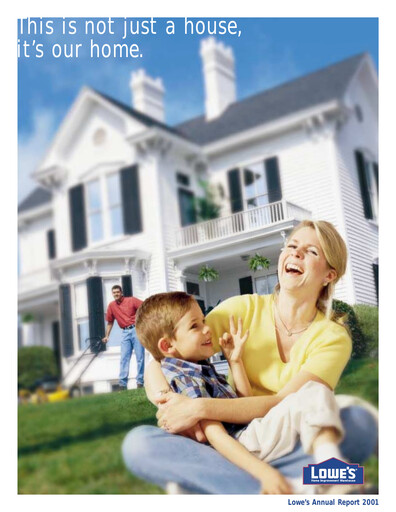 Miniature Lowe's Companies Rapport annuel 2001