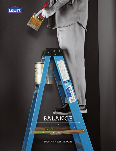 Miniature Lowe's Companies Rapport annuel 2008