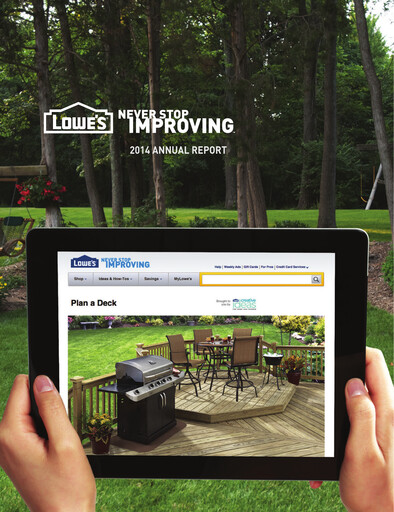 Miniature Lowe's Companies Rapport annuel 2014