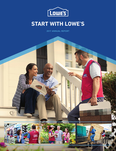 Miniature Lowe's Companies Rapport annuel 2017