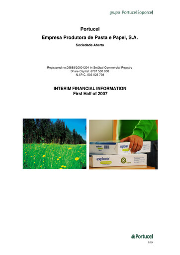 Thumbnail The Navigator Company
 Half-year Report 2007-h1