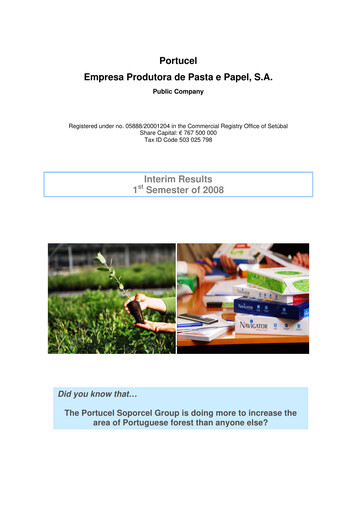 Thumbnail The Navigator Company
 Half-year Report 2008-h1