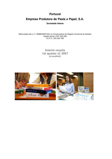 Thumbnail The Navigator Company
 Quarterly Report 2007-q1