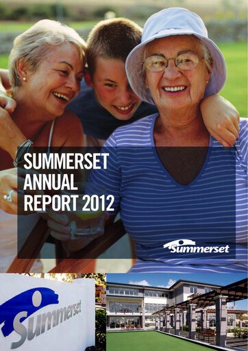 Miniature Summerset Holdings
 Rapport annuel 2012