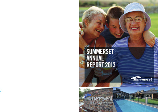 Miniature Summerset Holdings
 Rapport annuel 2013