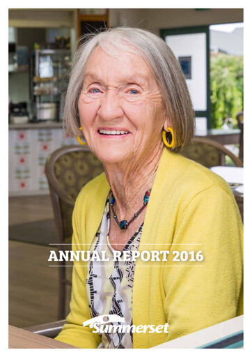 Miniature Summerset Holdings
 Rapport annuel 2016