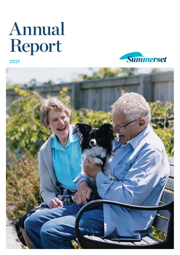 Miniature Summerset Holdings
 Rapport annuel 2021
