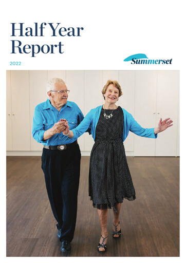 Thumbnail Summerset Holdings
 Half-year Report 2022-h1