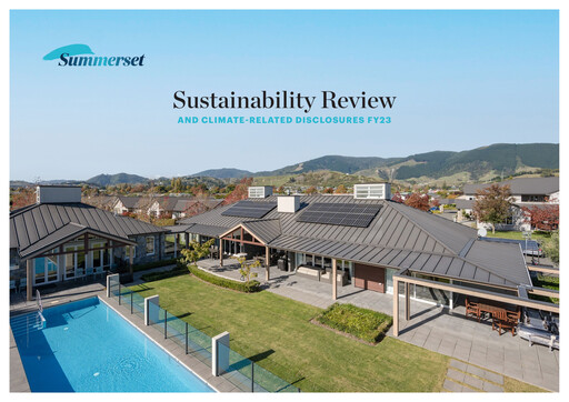 Miniature Summerset Holdings
 Rapport de durabilité 2023