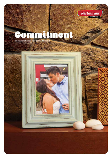 Thumbnail Restaurant Brands New Zealand Annual Report 2016