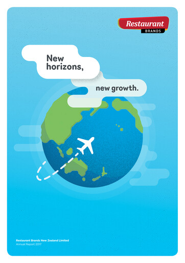 Thumbnail Restaurant Brands New Zealand Annual Report 2017