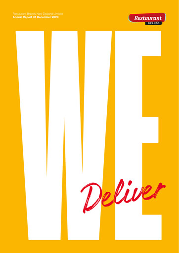 Thumbnail Restaurant Brands New Zealand Annual Report 2020