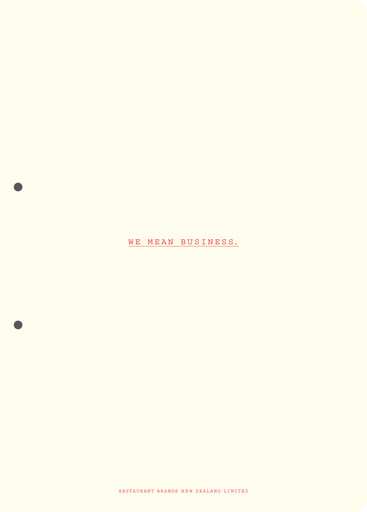 Thumbnail Restaurant Brands New Zealand Financial Statement 2007