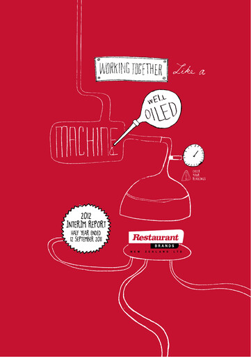 Thumbnail Restaurant Brands New Zealand Half-year Report 2011-2012