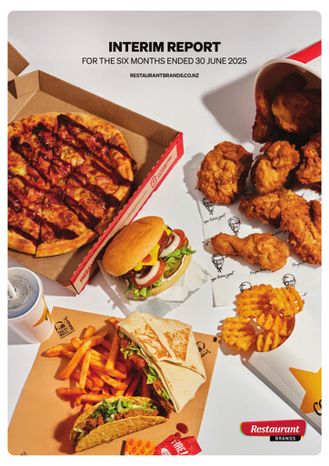 Thumbnail Restaurant Brands New Zealand Half-year Report 2025