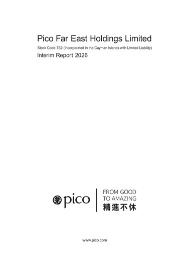 Thumbnail Pico Far East Holdings Half-year Report 2026-h1