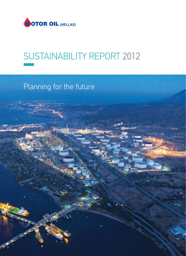 Miniature Motor Oil (Hellas) Corinth Refineries Rapport de durabilité 2012