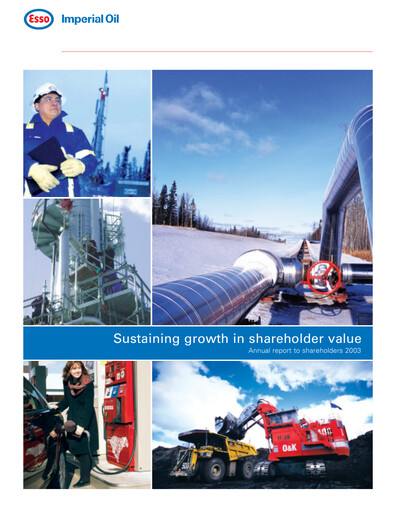 Thumbnail Imperial Oil
 Annual Report 2003