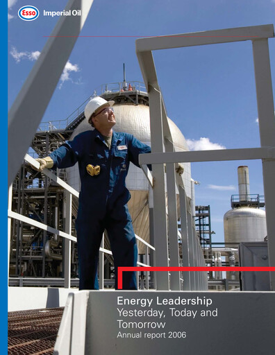 Thumbnail Imperial Oil
 Annual Report 2006