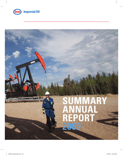 Thumbnail Imperial Oil
 Annual Report 2009